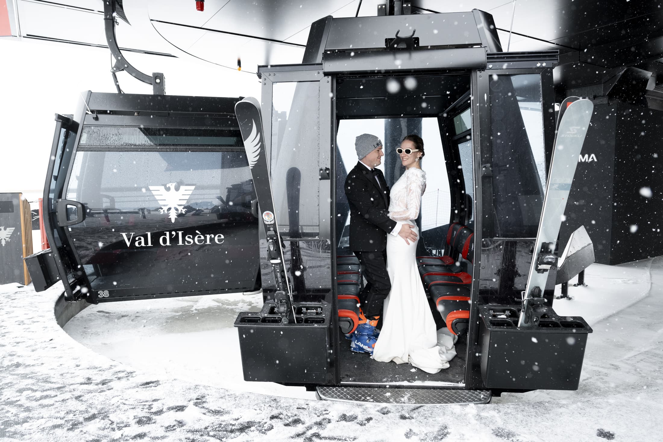 mariage montagne ski