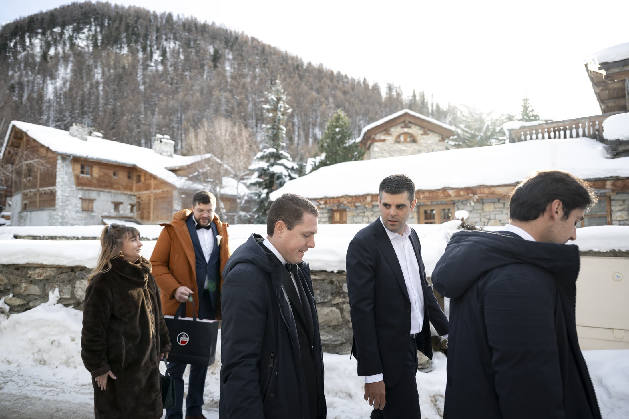 mariage Val d'Isère hiver