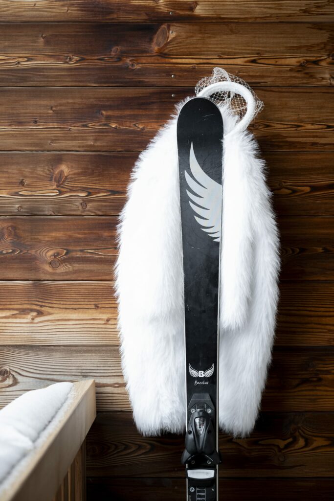 ski mariage hiver