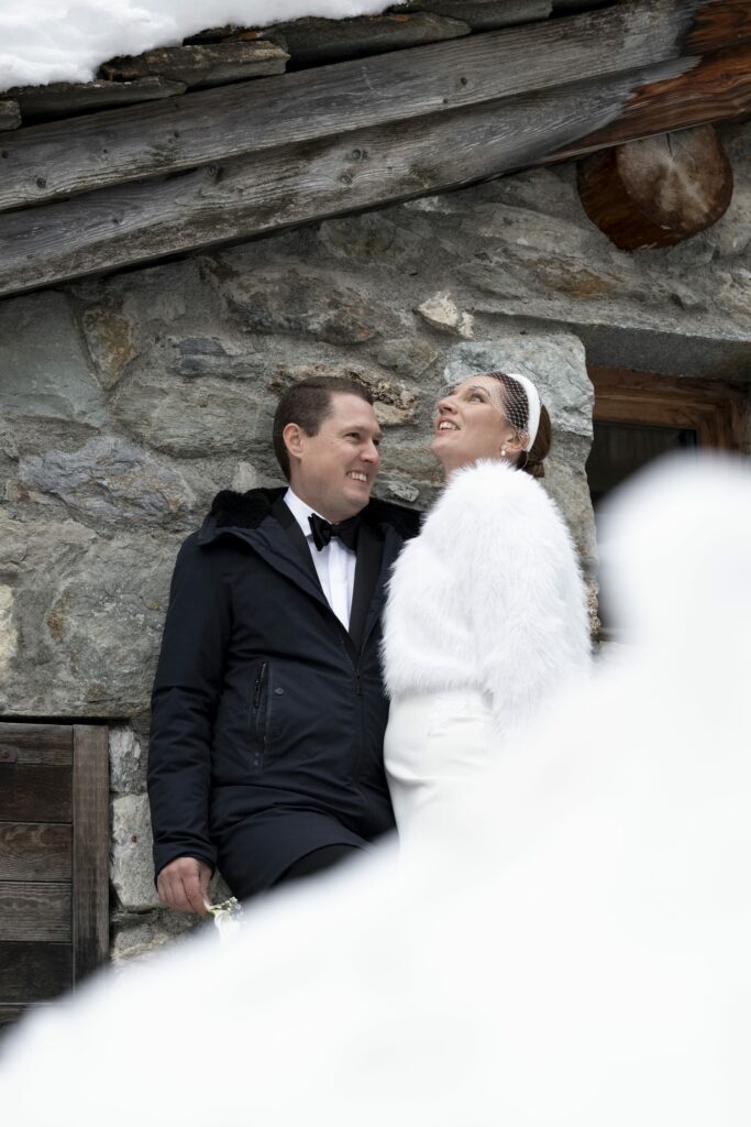 mariés Val d'Isère hiver