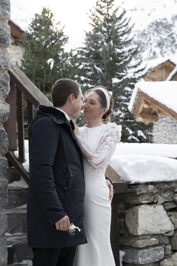 mariés Val d'Isère hiver
