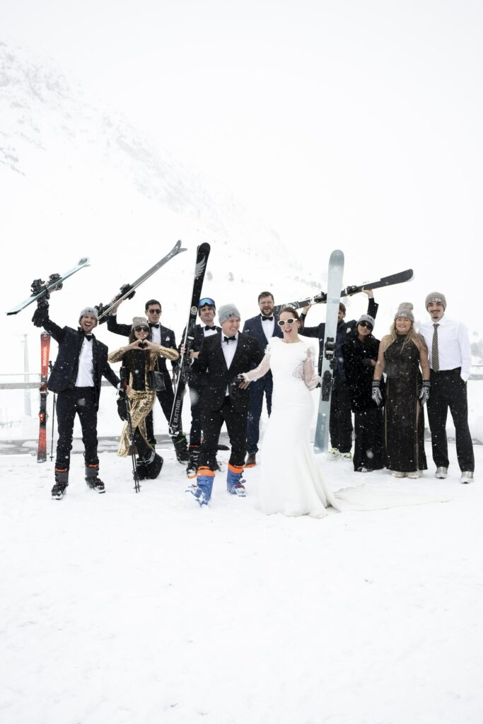 trash the dress Val d'Isère ski