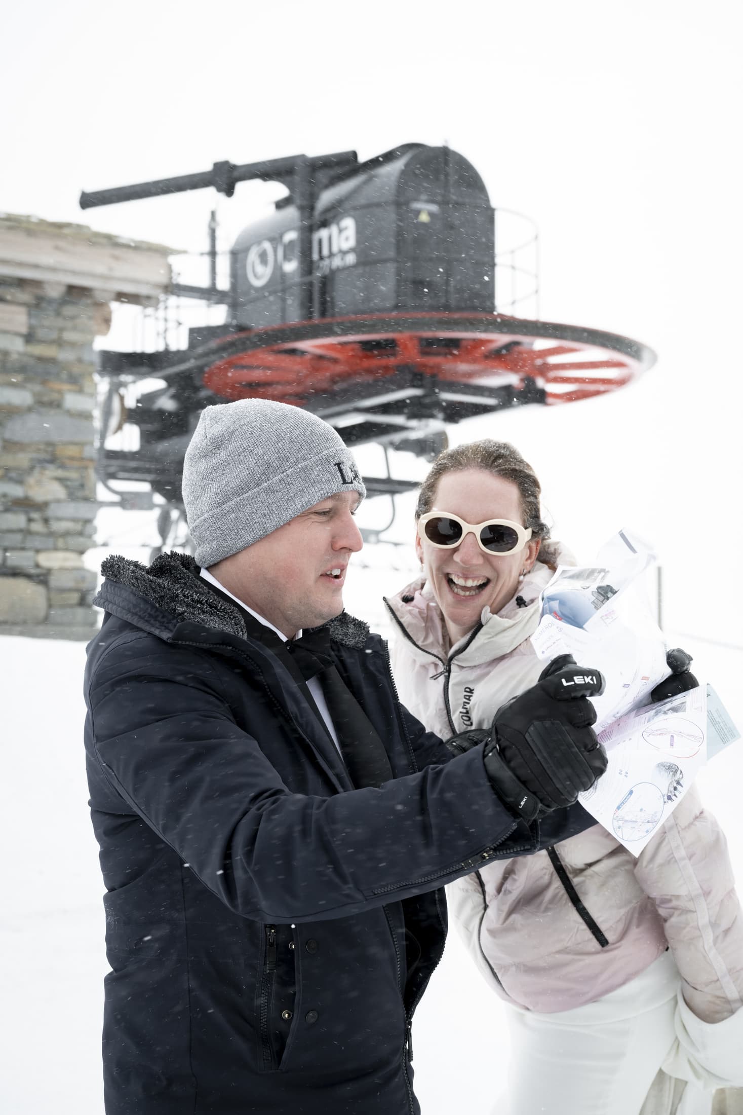 trash the dress Val d'Isère ski