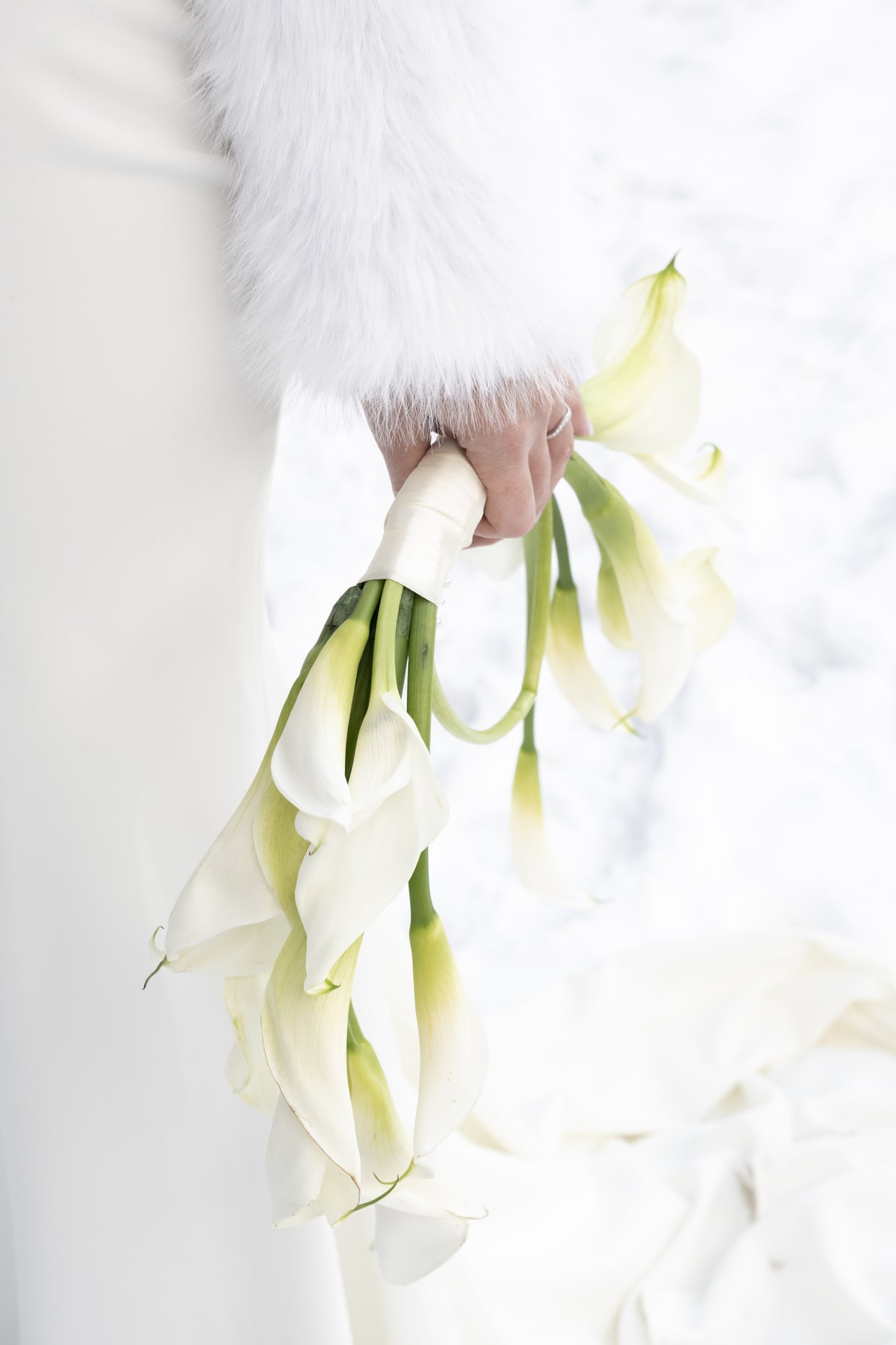 bouquet de mariée hiver