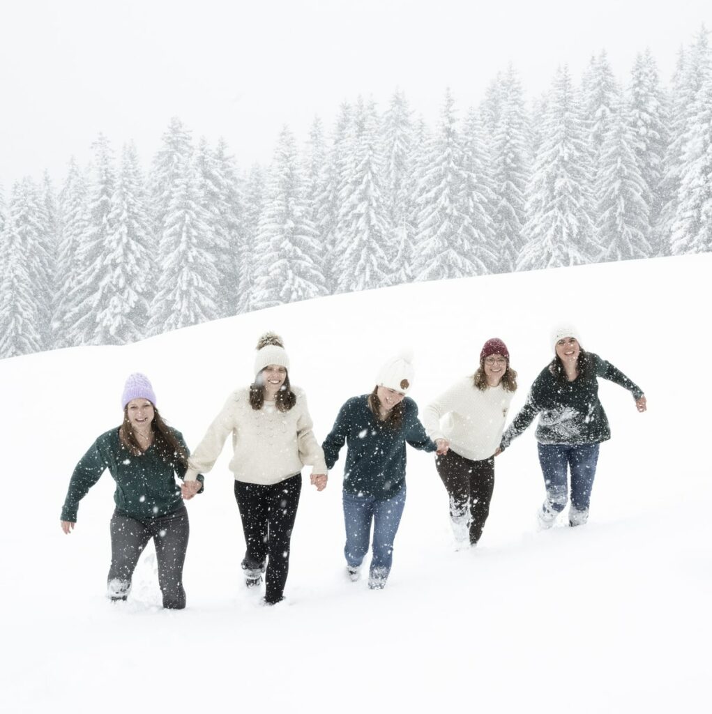 seance photo evjf savoie hiver