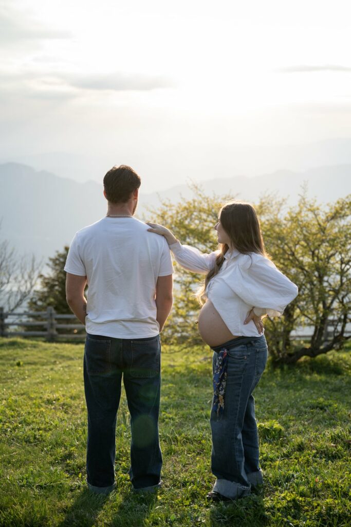 grossesse photographe savoie montagne