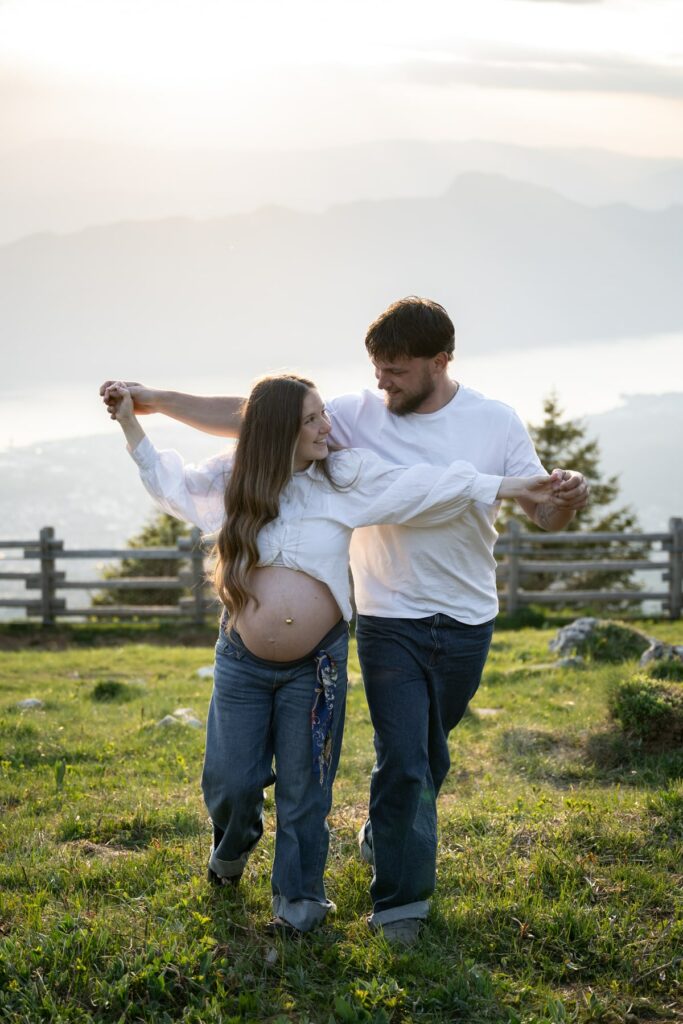 seance grossesse photographe savoie revard