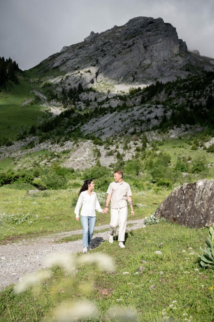 couple montagne