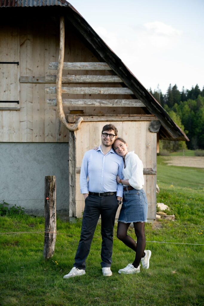 seance engagement bauges couple chalet