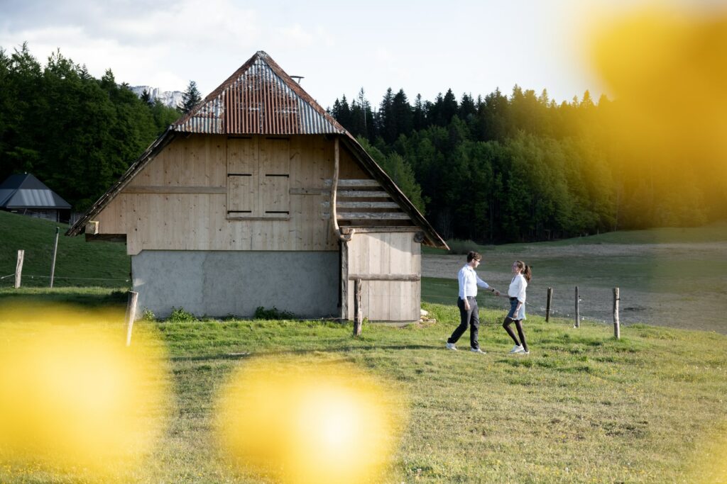 couple chalet alpage bauges