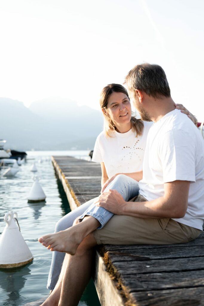 couple sur ponton Annecy