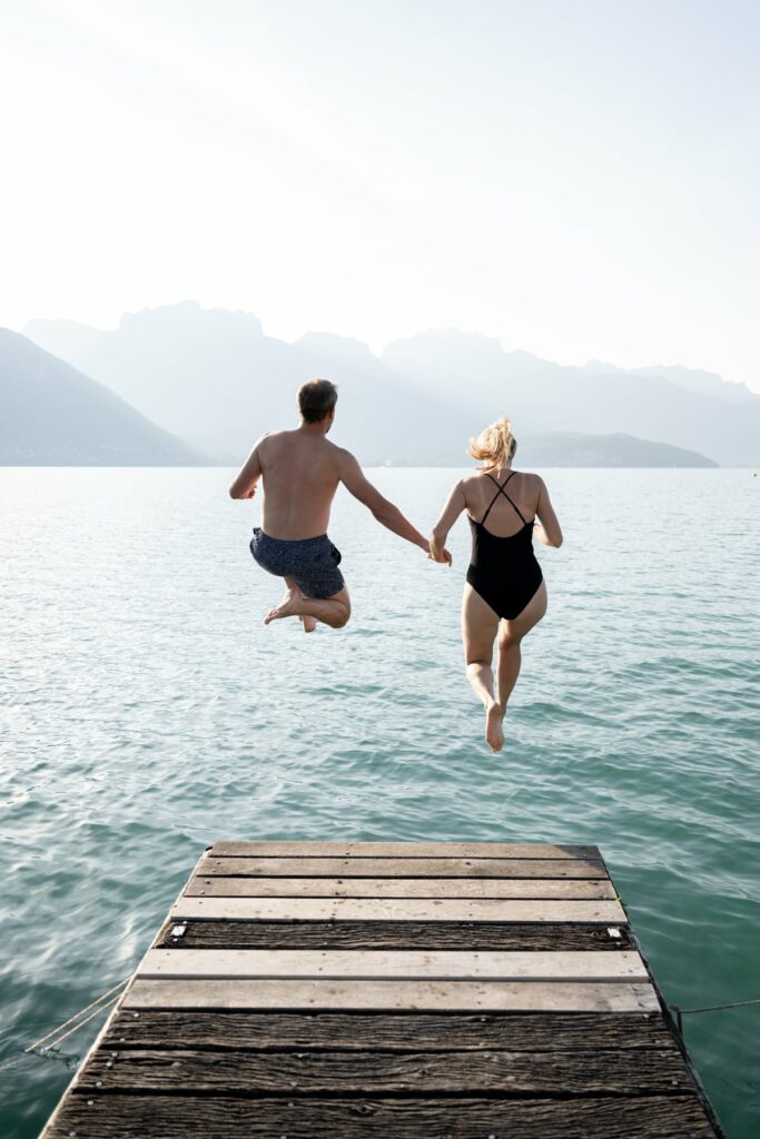 Séance engagement au lac d’Annecy