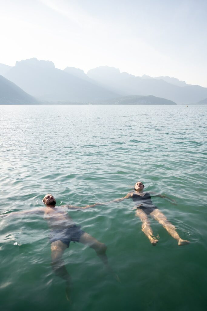 Séance engagement au lac d’Annecy