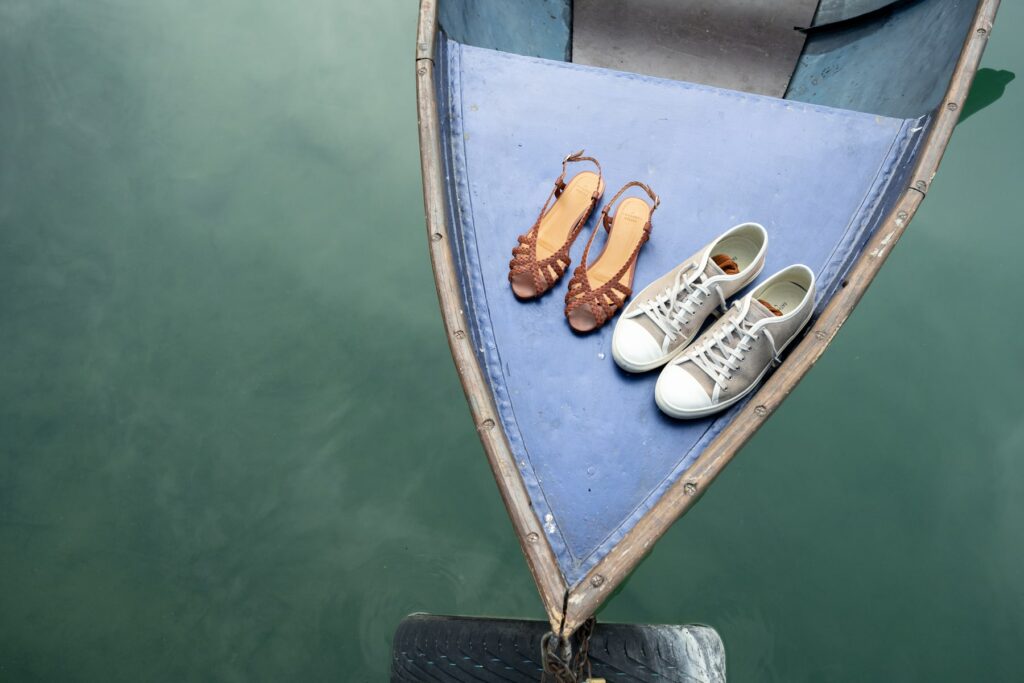 chaussures mariés barque