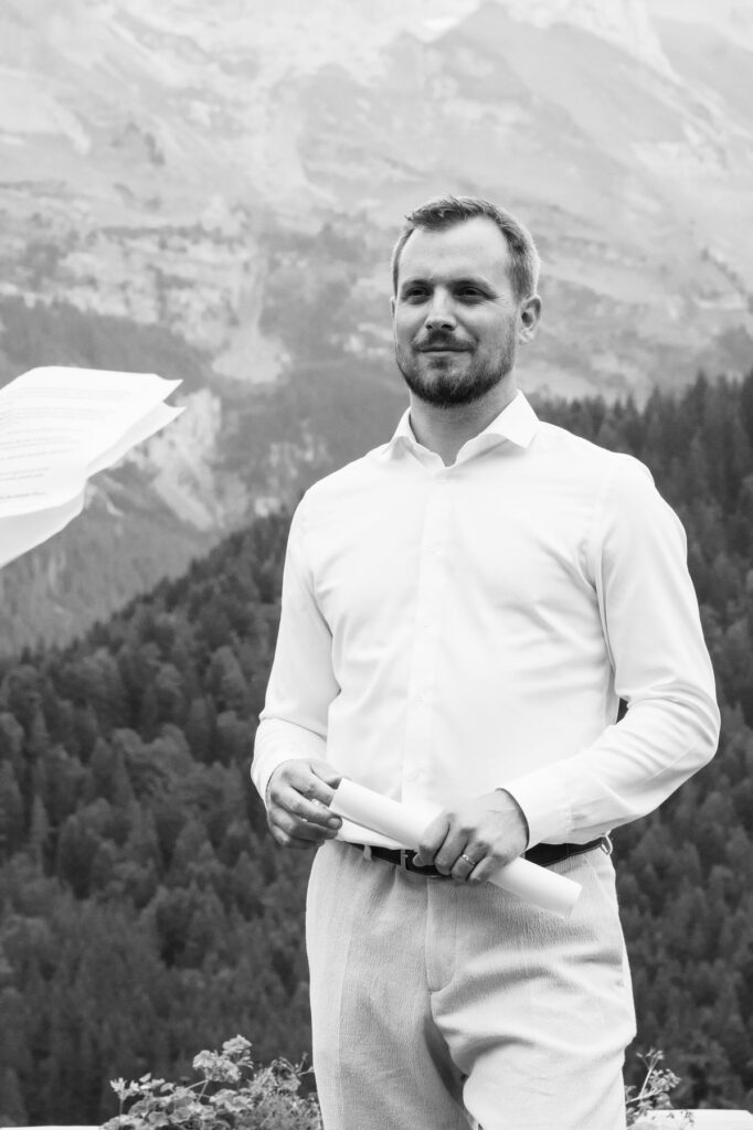 marié mariage montagne