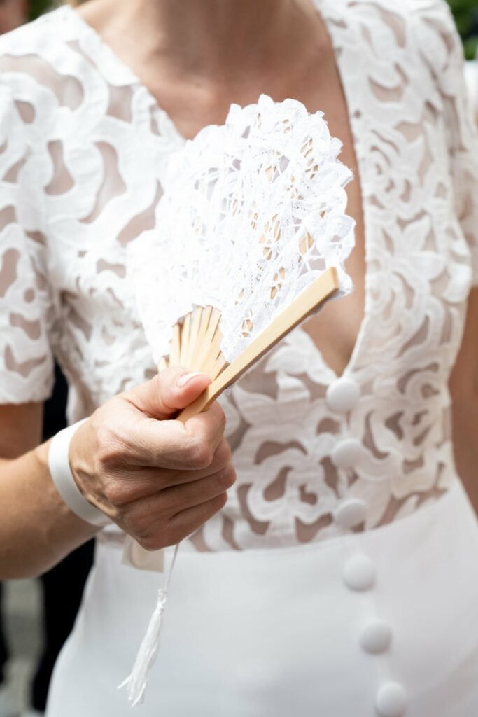 detail robe mariée