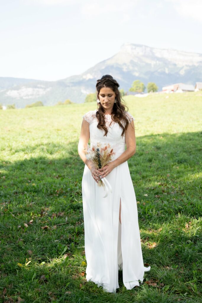 mariée mariage montagne