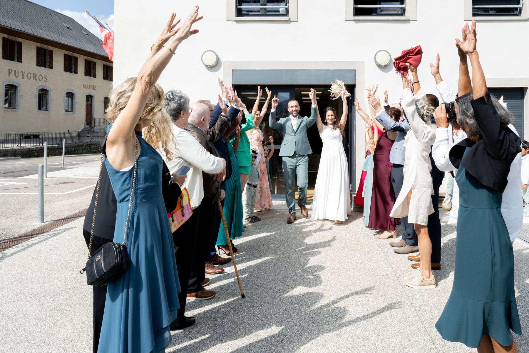 sortie mairie puygros mariage