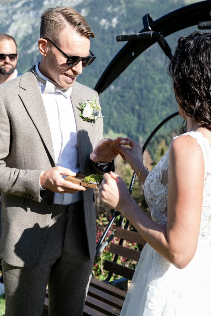 alliances mariage montagne