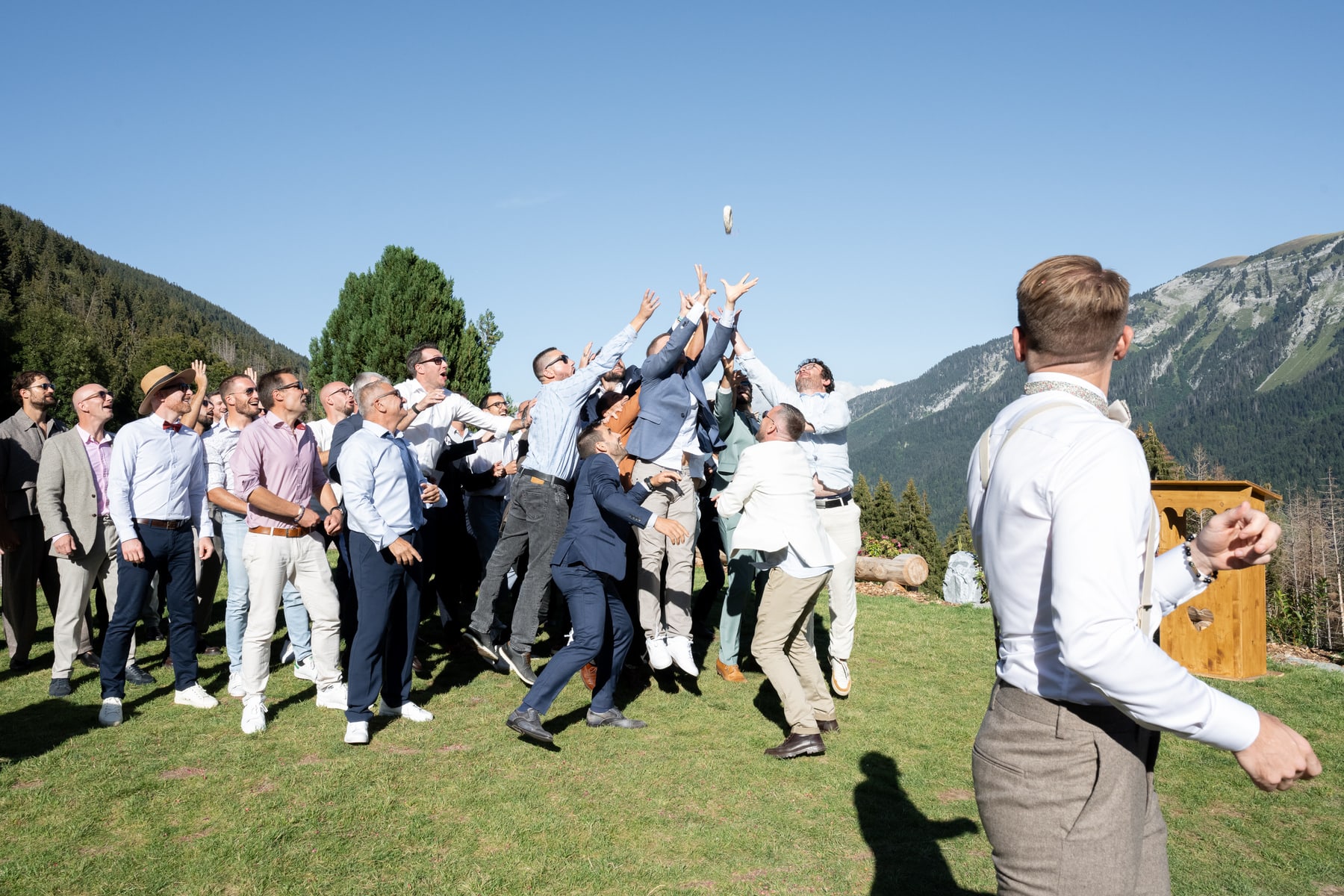 lancer de saucisson mariage