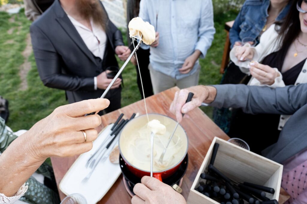 fondue mariage montagne