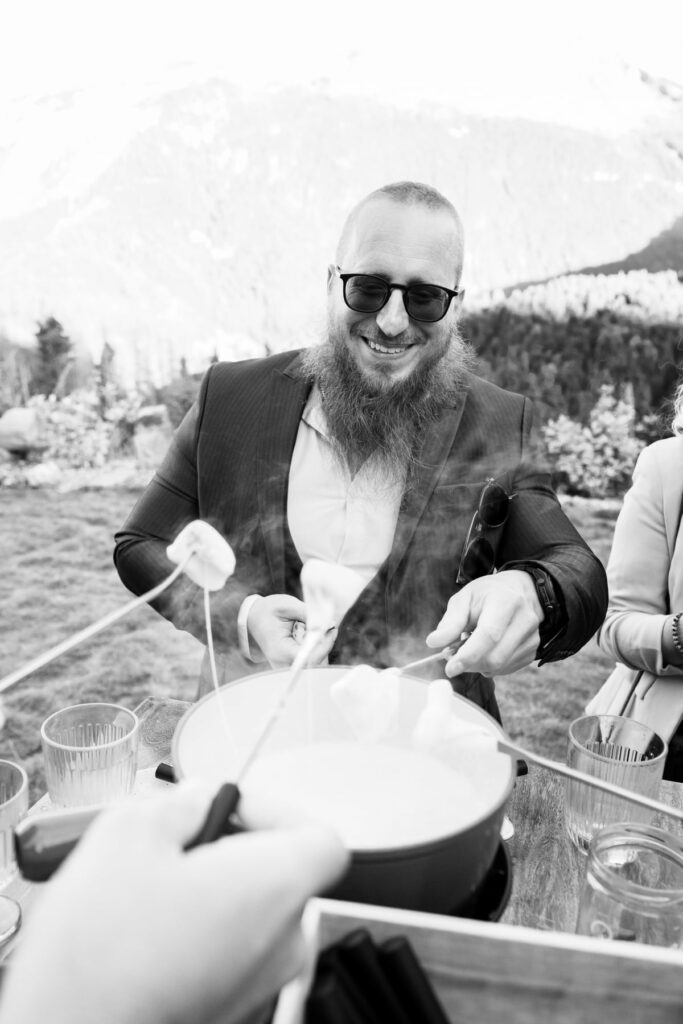 fondu mariage montagne
