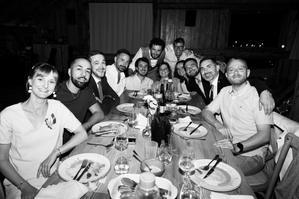 invités diner mariage