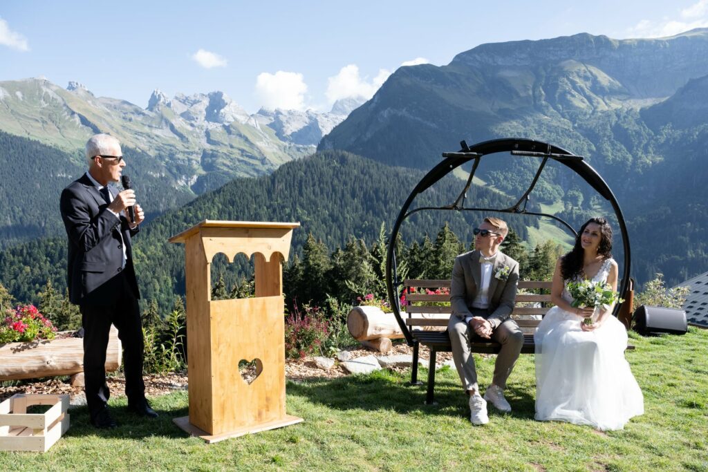 cérémonie laïque mariage montagne