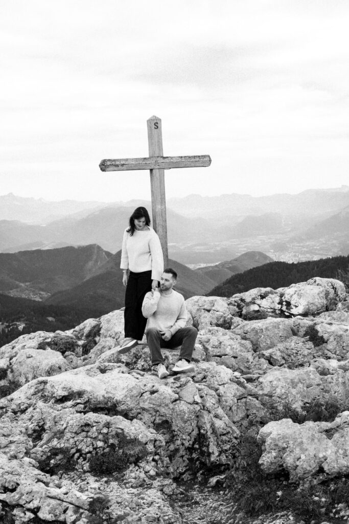 photo grossesse montagne
